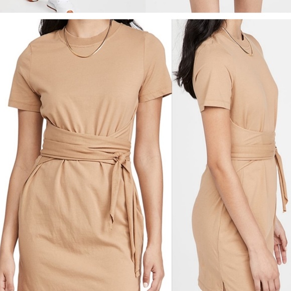•ALICE + OLIVIA• Evie Dress In Tan S. - Picture 2 of 3